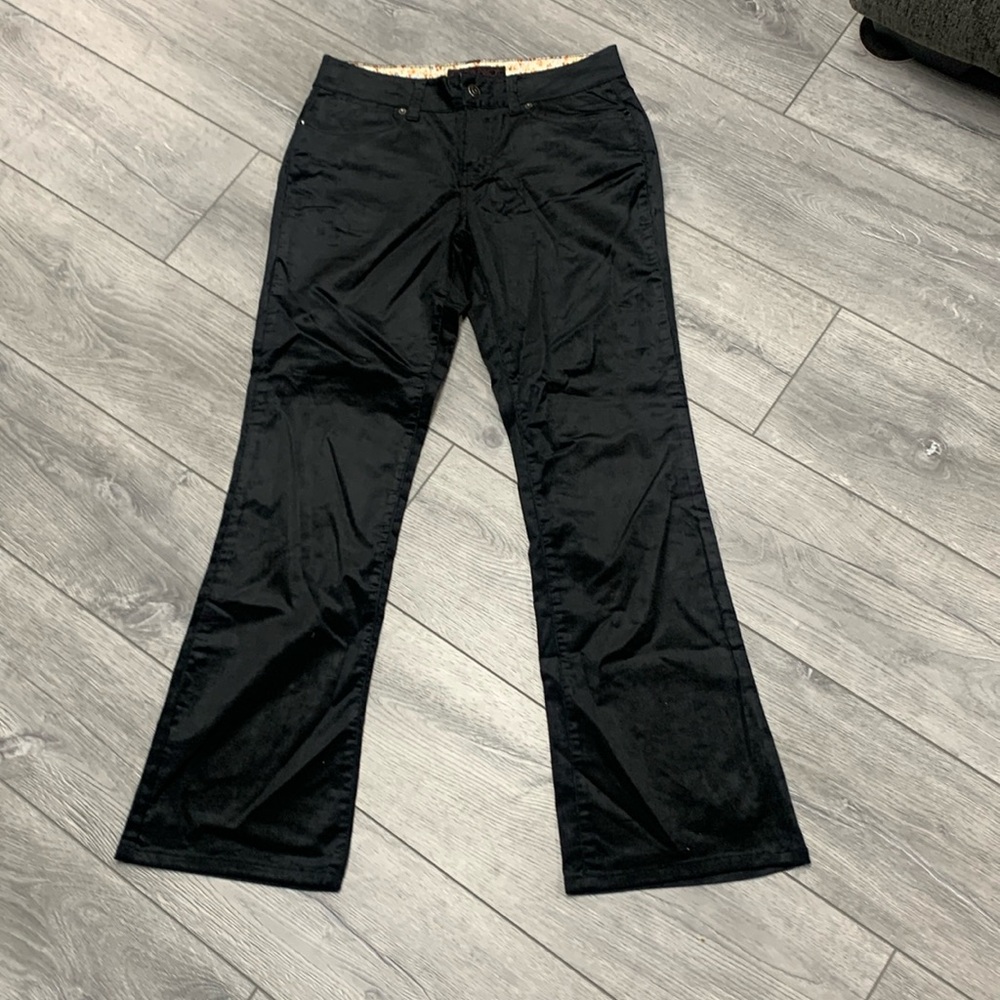 Vintage Y2K Gitano Corduroy Flare Pants with Rhinestones Size 8